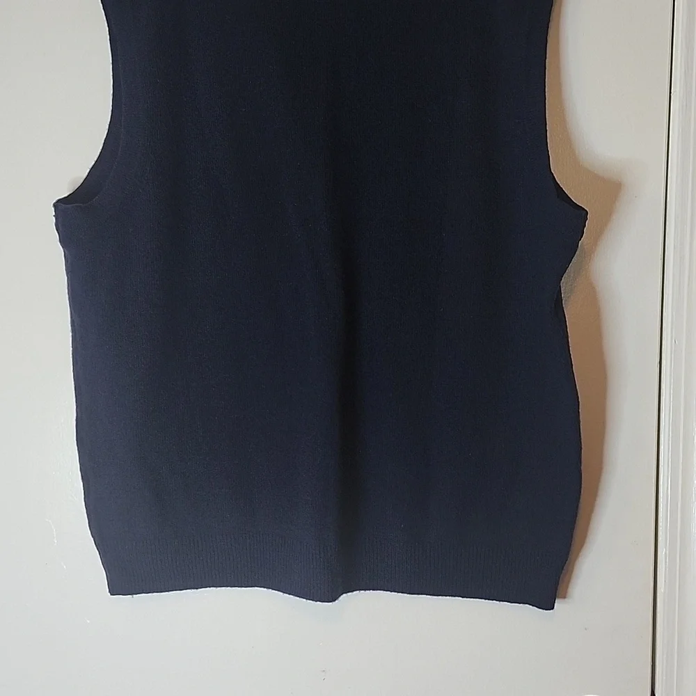 J.crew Men's Black V-Neck Sweater Vest